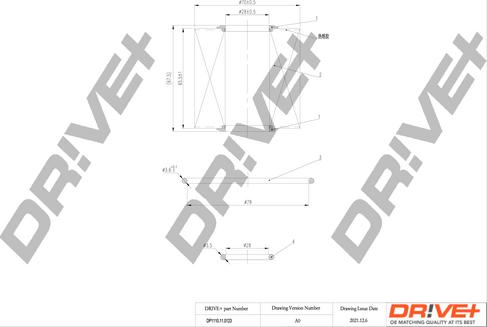 Dr!ve+ DP1110.11.0123 - Маслен филтър vvparts.bg