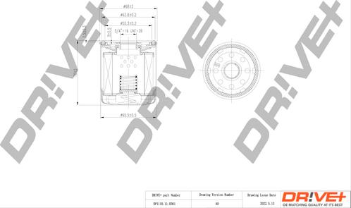 Dr!ve+ DP1110.11.0361 - Маслен филтър vvparts.bg