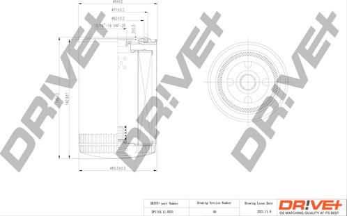 Dr!ve+ DP1110.11.0321 - Маслен филтър vvparts.bg