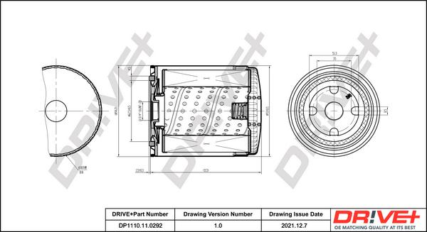 Dr!ve+ DP1110.11.0292 - Маслен филтър vvparts.bg