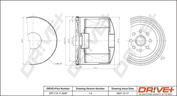 Dr!ve+ DP1110.11.0297 - Маслен филтър vvparts.bg