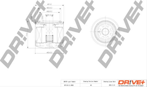 Dr!ve+ DP1110.11.0265 - Маслен филтър vvparts.bg