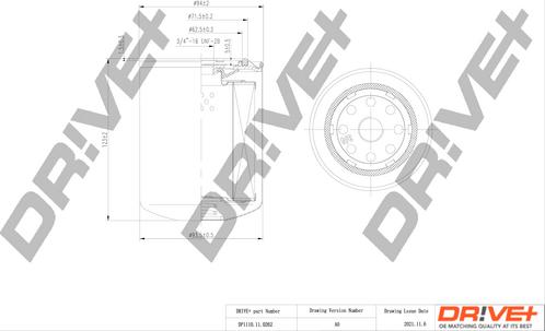 Dr!ve+ DP1110.11.0262 - Маслен филтър vvparts.bg