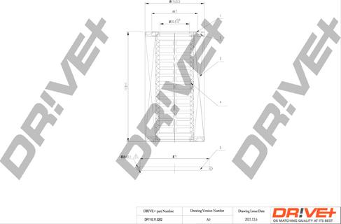 Dr!ve+ DP1110.11.0202 - Маслен филтър vvparts.bg