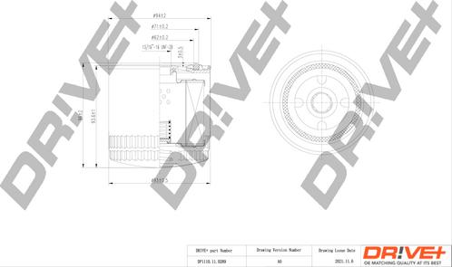 Dr!ve+ DP1110.11.0289 - Маслен филтър vvparts.bg