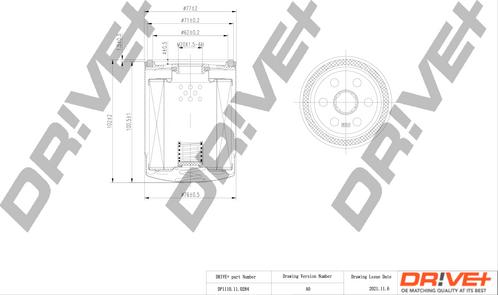 Dr!ve+ DP1110.11.0284 - Маслен филтър vvparts.bg