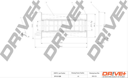 Dr!ve+ DP1110.11.0238 - Маслен филтър vvparts.bg