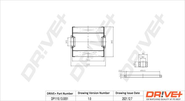 Dr!ve+ DP1110.13.0051 - Горивен филтър vvparts.bg