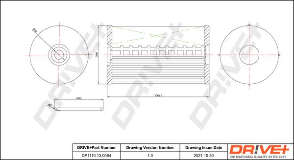 Dr!ve+ DP1110.13.0064 - Горивен филтър vvparts.bg