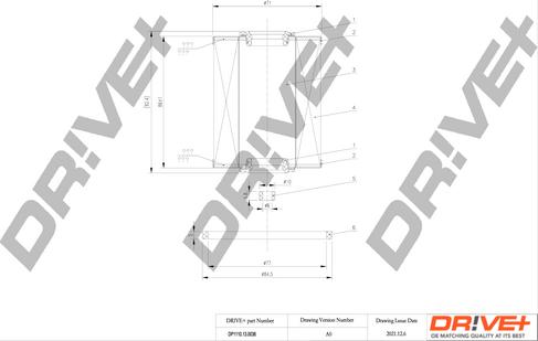 Dr!ve+ DP1110.13.0036 - Горивен филтър vvparts.bg