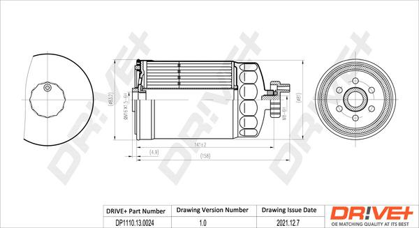 Dr!ve+ DP1110.13.0024 - Горивен филтър vvparts.bg