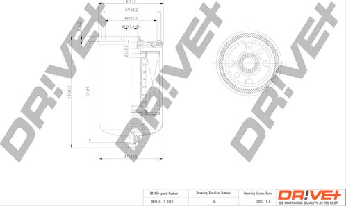 Dr!ve+ DP1110.13.0112 - Горивен филтър vvparts.bg