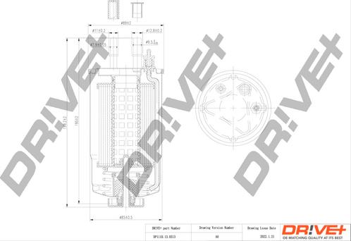 Dr!ve+ DP1110.13.0313 - Горивен филтър vvparts.bg