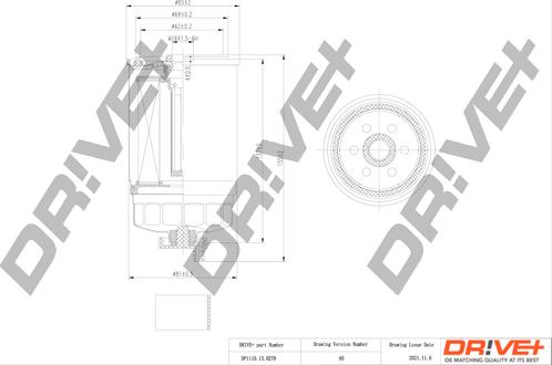 Dr!ve+ DP1110.13.0278 - Горивен филтър vvparts.bg