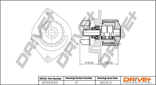 Dr!ve+ DP2310.10.015 - Водна помпа vvparts.bg