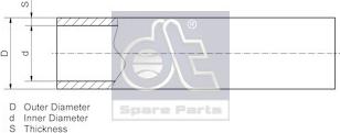 DT Spare Parts 9.86014 - Тръбопровод vvparts.bg