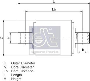 DT Spare Parts 4.90576 - Ремонтен комплект, надлъжна кормилна щанга vvparts.bg