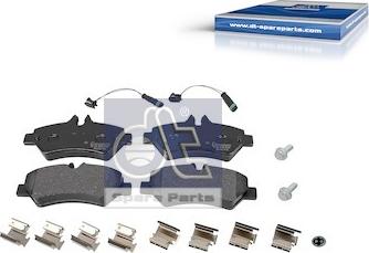 DT Spare Parts 4.91900 - Комплект спирачно феродо, дискови спирачки vvparts.bg