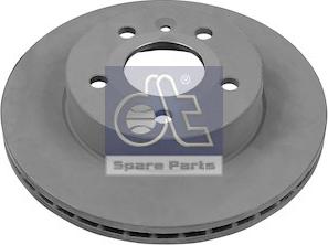 DT Spare Parts 4.67725 - Спирачен диск vvparts.bg