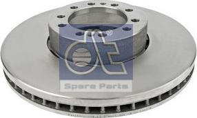 DT Spare Parts 6.61004 - Спирачен диск vvparts.bg