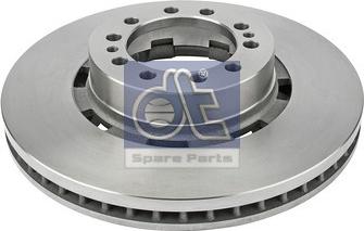 DT Spare Parts 6.61003 - Спирачен диск vvparts.bg