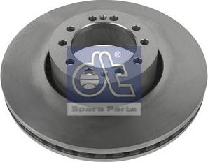 DT Spare Parts 6.61022 - Спирачен диск vvparts.bg