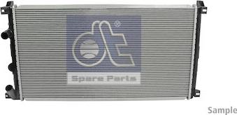 DT Spare Parts 6.35240 - Радиатор, охлаждане на двигателя vvparts.bg