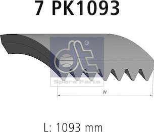 DT Spare Parts 14.16000 - Пистов ремък vvparts.bg