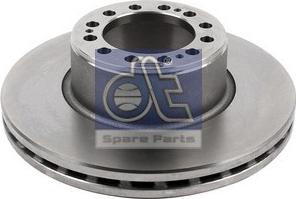 DT Spare Parts 10.34100 - Спирачен диск vvparts.bg