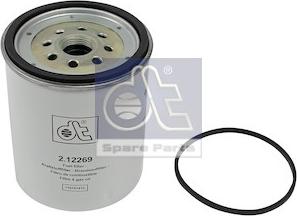 DT Spare Parts 2.12269 - Горивен филтър vvparts.bg