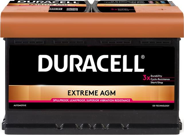 DURACELL 016570010801 - Стартов акумулатор vvparts.bg