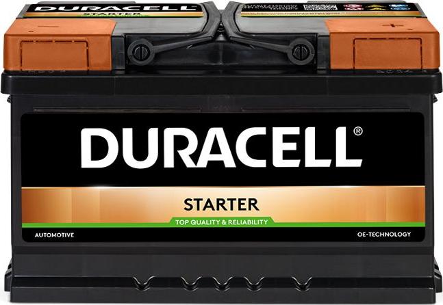 DURACELL 010570440801 - Стартов акумулатор vvparts.bg