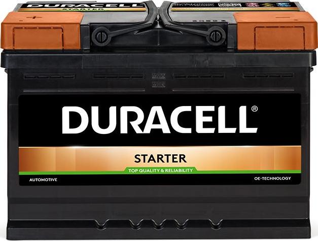 DURACELL 010572330801 - Стартов акумулатор vvparts.bg