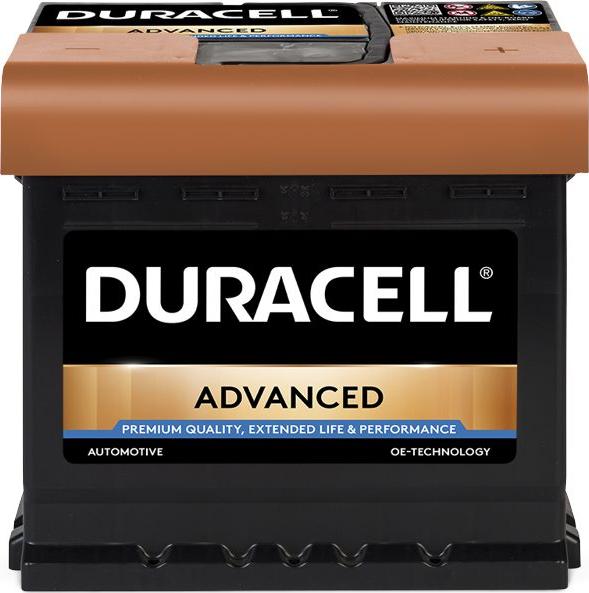 DURACELL 013544090801 - Стартов акумулатор vvparts.bg