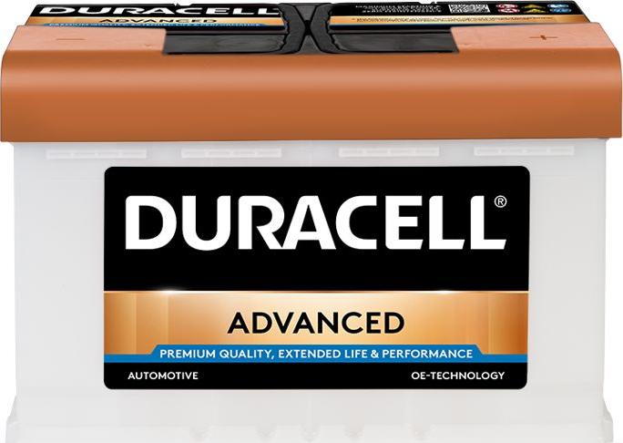 DURACELL 013577400801 - Стартов акумулатор vvparts.bg