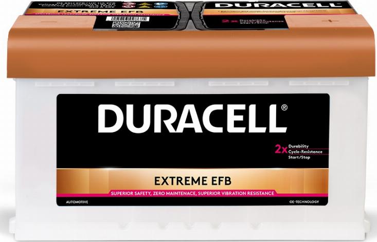 DURACELL 012585110801 - Стартов акумулатор vvparts.bg