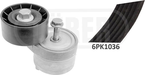 DÜRER 133001 - Комплект пистов ремък vvparts.bg