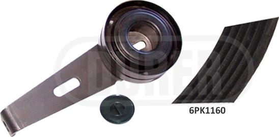 DÜRER 123002 - Комплект пистов ремък vvparts.bg