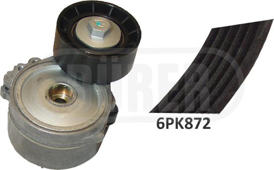 DÜRER 223050 - Комплект пистов ремък vvparts.bg