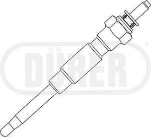 DÜRER DG280114 - Подгревна свещ vvparts.bg