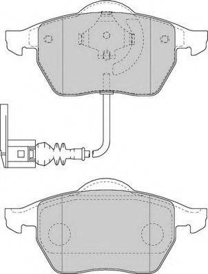 KRIEGER FAHRZEUGBAU 950006100 - Комплект спирачно феродо, дискови спирачки vvparts.bg