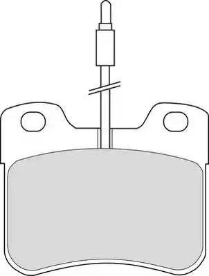 Duron DBP340535 - Комплект спирачно феродо, дискови спирачки vvparts.bg