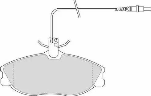 Duron DBP341063 - Комплект спирачно феродо, дискови спирачки vvparts.bg