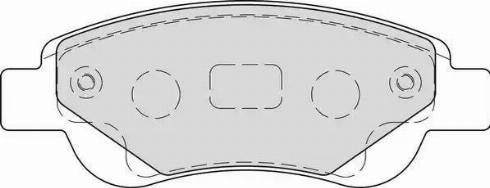 Duron DBP341790 - Комплект спирачно феродо, дискови спирачки vvparts.bg