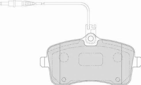 Duron DBP341725 - Комплект спирачно феродо, дискови спирачки vvparts.bg