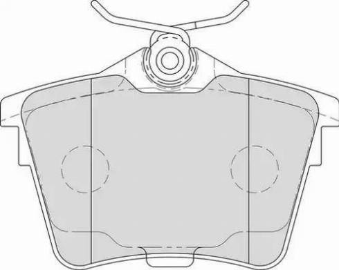 Duron DBP341727 - Комплект спирачно феродо, дискови спирачки vvparts.bg