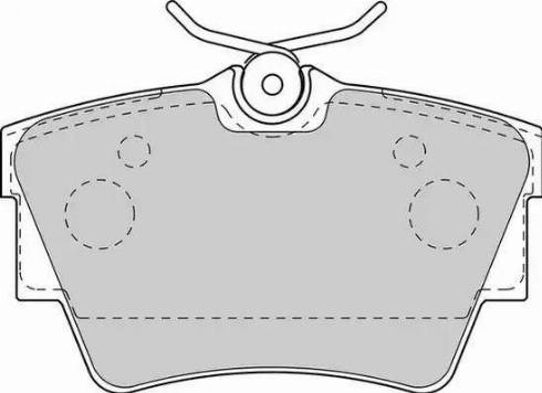 Duron DBP351516 - Комплект спирачно феродо, дискови спирачки vvparts.bg