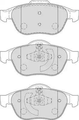 Duron DBP351865 - Комплект спирачно феродо, дискови спирачки vvparts.bg