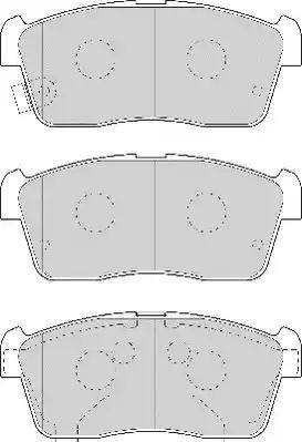 Duron DBP361532 - Комплект спирачно феродо, дискови спирачки vvparts.bg