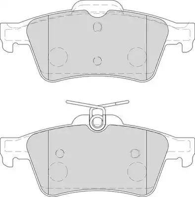 Duron DBP321766 - Комплект спирачно феродо, дискови спирачки vvparts.bg